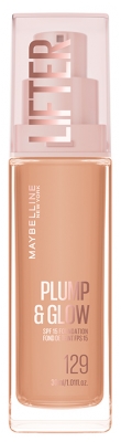 Fond de Ten Maybelline New York Lifter Plump & Glow 30 ml - Tentă: 129