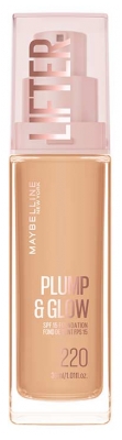 Fond de Ten Maybelline New York Lifter Plump & Glow 30 ml - Tentă: 220