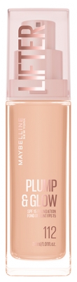Fond de Ten Maybelline New York Lifter Plump & Glow 30 ml - Tentă: 112