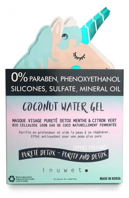 Inuwet Máscara Rosto Pureza Água de Coco 1