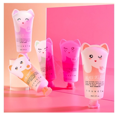 Inuwet Crema de Manos y Uñas 60 ml - Olor: Melocotón Melba