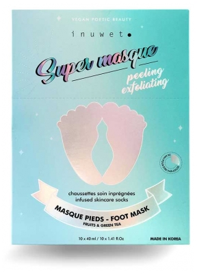 Inuwet Mascarilla Exfoliante Para Pies 40 ml