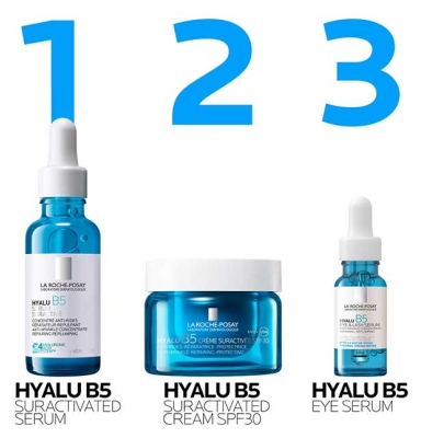 Crema Intensivă cu Protecție SPF30 Anti-Rid Reparatoare de Reumplere La Roche-Posay Hyalu B5 50 ml