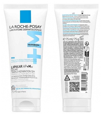 La Roche-Posay Lipikar AP+ Max Baume Triple-Réparation 72H 75 ml