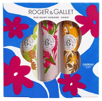 Roger & Gallet Trio krémů na ruce Osmanthus Květ, Červený Zázvor a Pomerančovník 3 x 30 ml