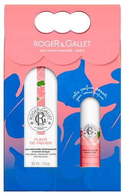 Roger & Gallet Fleur de Figuier Laba veselības Smaržūdens 30 ml + Laba veselības Cietais Perfum 5 g