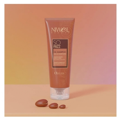 Niwel Beauty So Frizz Huile de Shampoing Cheveux Naturels Crépus à Frisés 250 ml