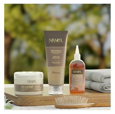 Niwel Beauty Shampoing Purifiant Cheveux et Cuir Chevelu Étouffés 250 ml