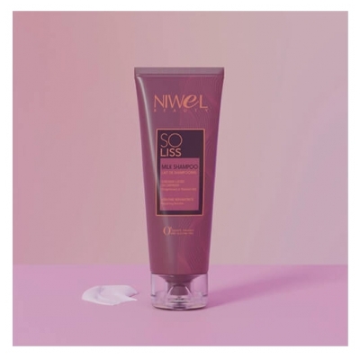 Niwel Beauty So Liss Lait de Shampoing Cheveux Lissés ou Défrisés 250 ml