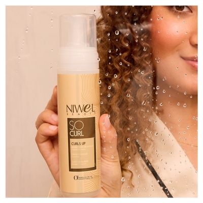Mousse Modeladora de Cachos So Curl Curls Up Niwel Beauty para Cabelos Cacheados 200 ml