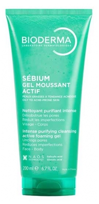 Bioderma Sébium Actieve Schuimende Gel 200 ml