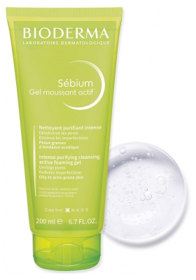 Bioderma Sébium Gel Moussant Actif 200 ml