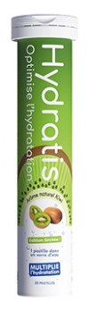 Hydratis Solution d'Hydratation 20 Comprimés Effervescentes - Arôme : Kiwi