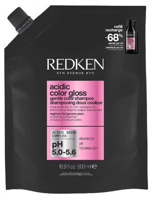 Reumplere Șampon Blând pentru Culoare Redken Acidic Color Gloss 500 ml