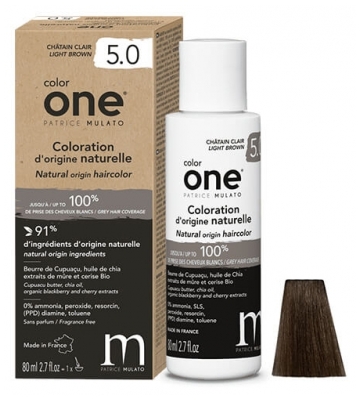 Patrice Mulato Natürliche Coloration 5.0 Hellkastanienbraun Color One Mulato