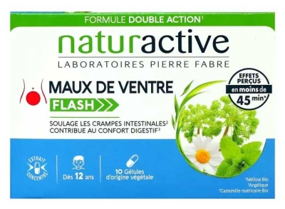 Naturactive Prebavne Motnje Flash 10 Kapsul