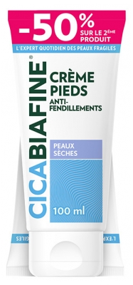 CicaBiafine Crema Pies Secos Anti-Agrietamiento Lote de 2 x 100 ml