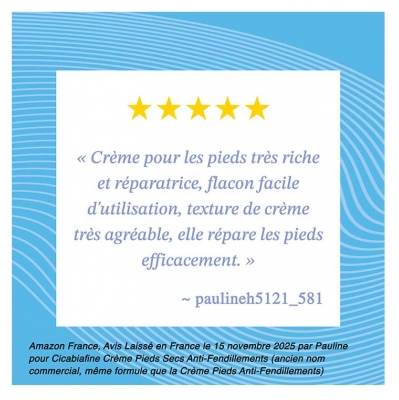 CicaBiafine Crème Pieds Anti-Fendillements Lot de 2 x 100 ml