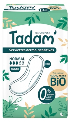 Tadam' Dermo-Sensitives Maxi Normal Maandverband 18 Stuks