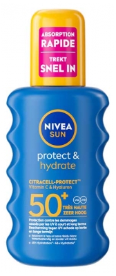 Nivea Sun Protect & Hydrate Spray Solaire SPF50+ 200 ml