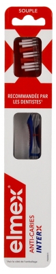 Elmex Spazzolino Morbido Anti-carie InterX - Colore: Blu