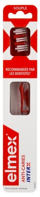 Elmex Anti-Decay InterX Toothbrush Soft - Colour: Orange