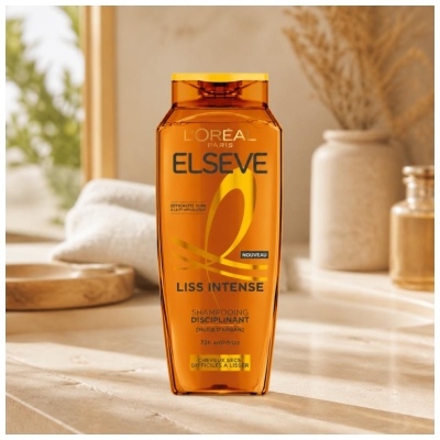 L'Oréal Paris Elseve Liss Intense disciplinuojantis šampūnas 300 ml