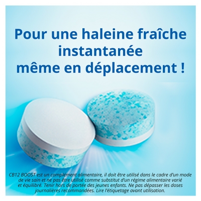 CB12 Boost Strong Mint 10 Gommes à Mâcher