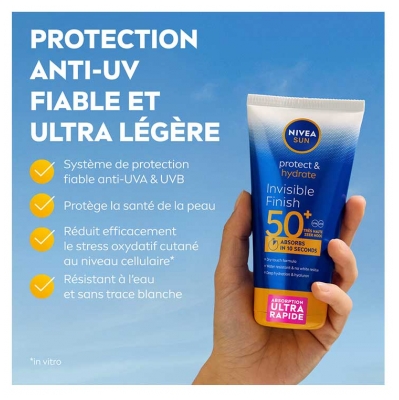 Nivea Sun Protect & Hydrate Crème Solaire Invisible Finish SPF50+ 150 ml