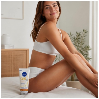 Nivea Q10 Kiinteyttävä ja Energisoiva Vartaloseerumivoide + C-vitamiini 200 ml
