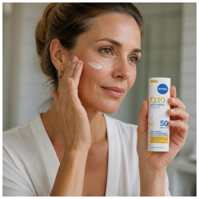 Nivea Q10 Trattamento Fluido Antirughe Esperto Quotidiano Anti-UV SPF50 40 ml