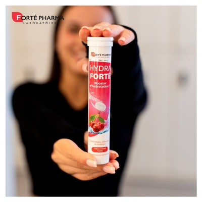 Forté Pharma Hydra Forté Booster de Hidratação 24 Comprimidos Efervescentes - Gosto: Cereja