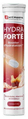 Forté Pharma Hydra Forté Booster de Hidratação 24 Comprimidos Efervescentes - Gosto: Cola