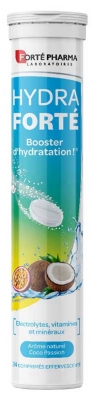 Forté Pharma Hydra Forté Hydration Booster 24 Effervescent Tablets - Taste: Coco-Passion
