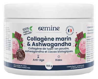 Oemine Marint Kollagen & Ashwagandha 150 g