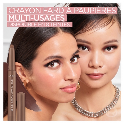 L'Oréal Paris Paradise Le Shadow Stick Fard à Paupières 1,4 g - Teinte : 420 Brown Bliss