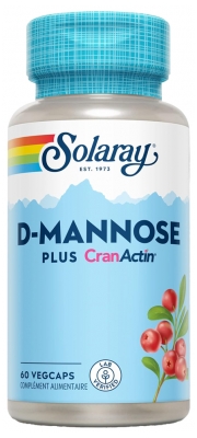 Solaray D-Manosa Plus CranActin 60 Cápsulas vegetales