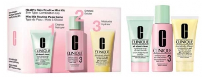 „Clinique“ Mini rinkinys „Sveika oda mišriai/riebiai odai“