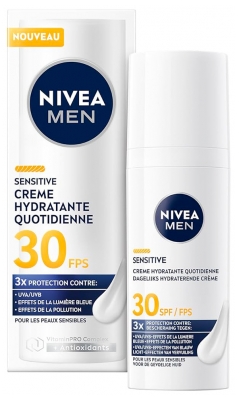 Nivea Men Sensitive Daily Moisturiser SPF30 50 ml