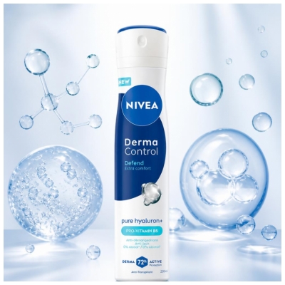 Nivea Derma Control Defend Desodorizante Antitranspirante 72H Spray 200 ml