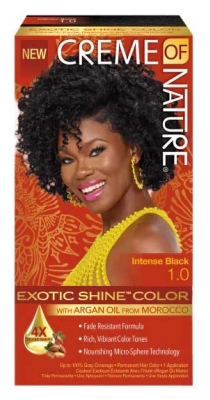 Creme of Nature Kit Coloration Permanente n°1.0 Intense Black