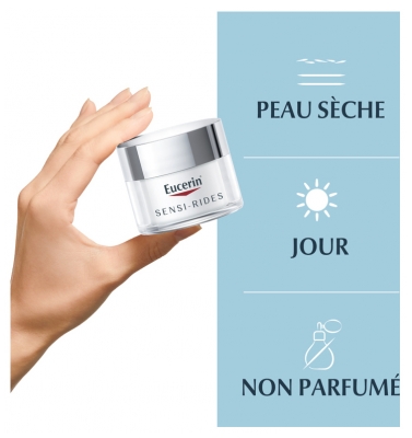 Eucerin Sensi-Rides Crème de Jour Peau Sèche 50 ml