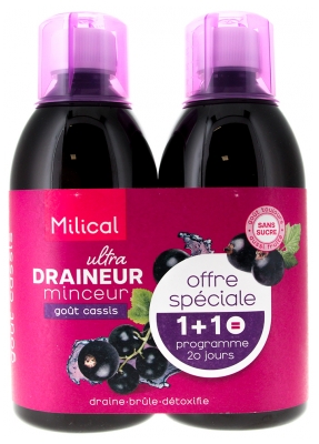 Milical Ultra Drænende Slankemiddel Sæt med 2 x 500 ml