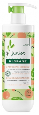 Klorane Junior Champú Desenredante de Melocotón 500 ml