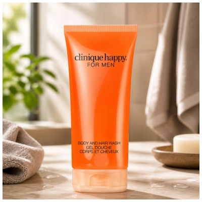 Clinique Happy For Men Gel Douche Corps et Cheveux 200 ml