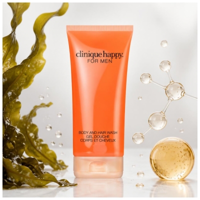 Clinique Happy For Men Gel Douche Corps et Cheveux 200 ml