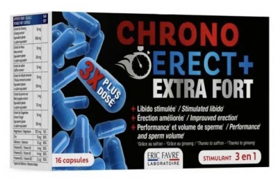 Eric Favre Chrono Erect+ Extra Fort 16 Capsules