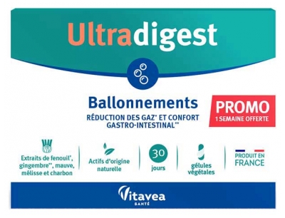 Vitavea Ultradigest Distensión 90 Cápsulas Oferta Especial