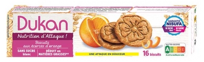 Dukan Biscuits met Sinaasappelschil 16 Koekjes