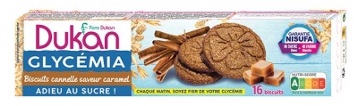 Dukan Glycémia Cinnamon Cookies Caramel Flavor 16 Cookies